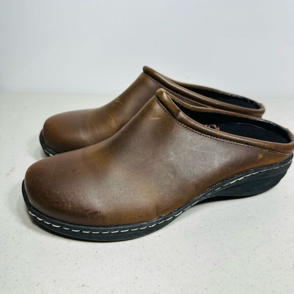 Brown Oiled Aetrex Robin Slip On Size 37-7 - Picture 4 of 8